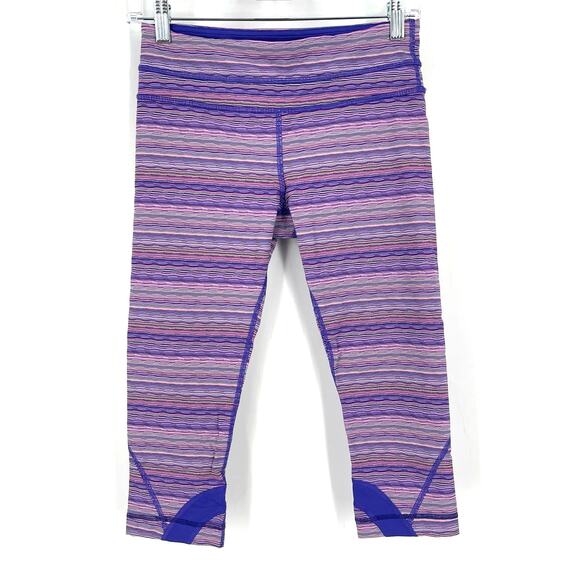 Lululemon Run: Top Speed Crop Purple Size 6 - Picture 5 of 5